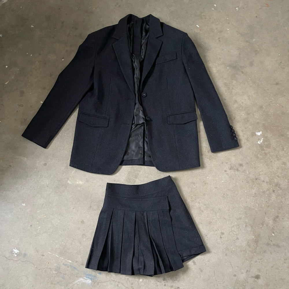 Blazer and skort set by Gabrielle Lee